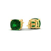 Load image into Gallery viewer, 7-carat-cushion-cut-emerald-basket-stud-earring-in-yellow-gold-fdear10411cugemgrangle4-7.00ct-nl-yg.jpg