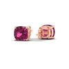 Load image into Gallery viewer, 7-carat-cushion-cut-pink-sapphire-basket-stud-earring-in-white-gold-fdear10411cugsadrpiangle4-7.00ct-nl-wg.jpg