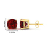 Load image into Gallery viewer, 7-carat-cushion-cut-ruby-basket-stud-earring-in-yellow-gold-fdear10411cugrudrangle2-7.00ct-nl-yg-hw.jpg