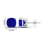 Load image into Gallery viewer, 7-carat-cushion-cut-sapphire-basket-stud-earring-in-white-gold-fdear10411cugsablangle2-7.00ct-nl-wg-hw.jpg