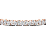 Load image into Gallery viewer, 7-carat-pear-cut-diamond-tennis-bracelet