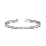 Load image into Gallery viewer, 7 Carat Pear Cut Diamond Tennis Bracelet