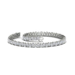 Load image into Gallery viewer, 7 Carat Pear Cut Diamond Tennis Bracelet