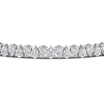 Load image into Gallery viewer, 7-carat-pear-cut-diamond-tennis-bracelet-in-white-gold-FDBRC10451PEANGLE5-7.00CT-NL-WG