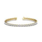 Load image into Gallery viewer, 7 Carat Pear Cut Diamond Tennis Bracelet