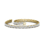 Load image into Gallery viewer, 7-carat-pear-cut-diamond-tennis-bracelet-in-yellow-gold-FDBRC10451PEANGLE4-7.00CT-NL-YG