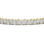 Load image into Gallery viewer, 7-carat-pear-cut-diamond-tennis-bracelet-in-yellow-gold-FDBRC10451PEANGLE5-7.00CT-NL-YG