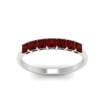 Load image into Gallery viewer, 7-ruby-princess-cut-1-ct-wedding-band-in-white-gold-fdwb179prgrudrangle5-1.00ct-nl-wg.jpg