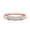 Load image into Gallery viewer, 7-stone-beautiful-heart-diamond-wedding-band-in-rose-gold-FD9600HTB-0.75_20CT-NL-RG