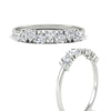 Load image into Gallery viewer, 7-stone-beautiful-heart-diamond-wedding-band-in-white-gold-FD9600HTBANGLE3-0.75_20CT-NL-WG