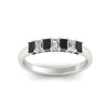 Load image into Gallery viewer, 7-stone-emerald-cut-black-diamond-wedding-band-in-white-gold-fdwb8008emblackangle5-0.70ct-nl-wg?v=1773990135