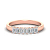 Load image into Gallery viewer, 7-stone-emerald-cut-diamond-wedding-band-in-rose-gold-fdwb8008emsleep-0.70ct-nl-rg?v=1773988407