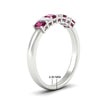 Load image into Gallery viewer, 7-stone-emerald-cut-pink-sapphire-wedding-band-in-white-gold-fdwb8008emgsadrpiangle2-0.70ct-nl-wg-hw?v=1773989039