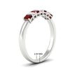 Load image into Gallery viewer, 7-stone-emerald-cut-ruby-wedding-band-in-white-gold-fdwb8008emgrudrangle2-0.70ct-nl-wg-hw?v=1773990135