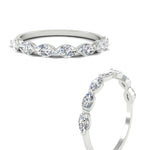 Load image into Gallery viewer, 7-stone-marquise-diamond-east-west-1-carat-band-in-FD9939MQBANGLE3-1.00CT-NL-WG