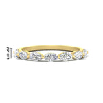 Load image into Gallery viewer, 7-stone-marquise-lab-diamond-east-west-1-carat-band-in-fd9939bangle1-1-00-ct-yg
