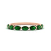 Load image into Gallery viewer, 7-stone-marquise-emerald-east-west-1-carat-band-in-FD9939MQBGEMGRANGLE3-1.00CT-NL-RG