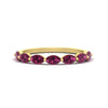 Load image into Gallery viewer, 7-stone-marquise-pink-sapphire-east-west-1-carat-band-in-FD9939MQBGSADRPIANGLE3-1.00CT-NL-YG