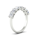 Load image into Gallery viewer, 7 Stone Princess Cut Wedding Band 3 Carat