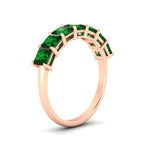 Load image into Gallery viewer, 7 Stone Princess Cut Wedding Band 3 Carat