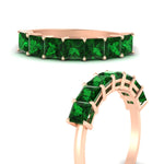 Load image into Gallery viewer, 7 Stone Princess Cut Wedding Band 3 Carat