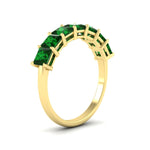 Load image into Gallery viewer, 7 Stone Princess Cut Wedding Band 3 Carat