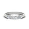 Load image into Gallery viewer, 7-stone-radiant-cut-0.50-carat-wedding-band-in-white-gold-FD8008RAB-0.50CT-NL-WG