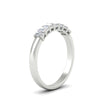 Load image into Gallery viewer, 7-stone-radiant-cut-0.50-carat-wedding-band-in-white-gold-FD8008RABANGLE2-0.50CT-NL-WG