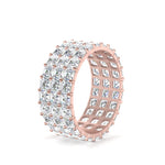 Load image into Gallery viewer, 7.5-ct.-asscher-cut-basket-eternity-stack-band-in-rose-gold-FD10754-AS-NL-RG