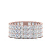 Load image into Gallery viewer, 7.5-ct.-asscher-cut-basket-eternity-stack-band-in-rose-gold-FD10754-AS-NL-RG