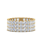 Load image into Gallery viewer, 7.5-ct.-asscher-cut-basket-eternity-stack-band-in-yellow-gold-FD10754-AS-NL-YG