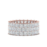 Load image into Gallery viewer, 7.50-ct.-princess-cut-basket-eternity-stack-wedding-band-in-rose-gold-FD10754-PR-NL-RG