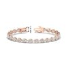 Load image into Gallery viewer, 7.68-carat-classic-teardrop-link-east-west-diamond-bracelet-in-rose-gold-FDBRCPE10581-7.68CT-NL-RG-hw.jpg?v=1776852319