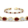Load image into Gallery viewer, 7.68-carat-classic-teardrop-link-east-west-ruby-bracelet-in-yellow-gold-FDBRCPE10581GRUDRANGLE2-7.68CT-NL-YG.jpg?v=1776852521