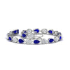 Load image into Gallery viewer, 7.68-carat-classic-teardrop-link-east-west-sapphire-bracelet-in-white-gold-FDBRCPE10581GSABLANGLE4-7.68CT-NL-WG.jpg?v=1776852362