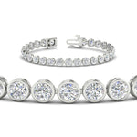 Load image into Gallery viewer, 8.70 Carat Diamond Bezel Set Tennis Bracelet