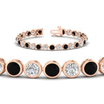 Load image into Gallery viewer, 8-70-carat-diamond-bezel-set-tennis-bracelet