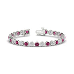 Load image into Gallery viewer, 8.70 Carat Diamond Bezel Set Tennis Bracelet