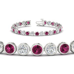 Load image into Gallery viewer, 8.70 Carat Diamond Bezel Set Tennis Bracelet