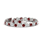 Load image into Gallery viewer, 8.70 Carat Diamond Bezel Set Tennis Bracelet