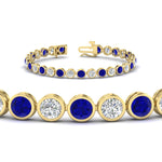 Load image into Gallery viewer, 8.70 Carat Diamond Bezel Set Tennis Bracelet