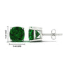 Load image into Gallery viewer, 8-carat-cushion-cut-emerald-basket-stud-earring-in-white-gold-fdear10411cugemgrangle2-8.00ct-nl-wg-hw.jpg