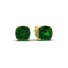 Load image into Gallery viewer, 8-carat-cushion-cut-emerald-basket-stud-earring-in-yellow-gold-fdear10411cugemgrangle1-8.00ct-nl-yg.jpg