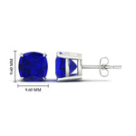Load image into Gallery viewer, 8-carat-cushion-cut-sapphire-basket-stud-earring-in-white-gold-fdear10411cugsablangle2-8.00ct-nl-wg-hw.jpg