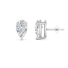 Load image into Gallery viewer, Diamond Pear Cut 3 Prong Earring