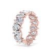 Load image into Gallery viewer, 8-carat-diamond-teardrop-eternity-band-in-rose-gold-FD10554PE-0.50CT-ANGLE2-NL-RG