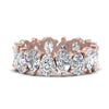 Load image into Gallery viewer, 8-carat-diamond-teardrop-eternity-band-in-rose-gold-FD10554PE-0.50CT-NL-RG
