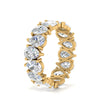Load image into Gallery viewer, 8-carat-diamond-teardrop-eternity-band-in-yellow-gold-FD10554PE-0.50CT-ANGLE2-NL-YG
