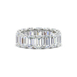 Load image into Gallery viewer, 8 Carat Diamond Emerald Cut Eternity Band