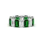 Load image into Gallery viewer, 8 Carat Diamond Emerald Cut Eternity Band